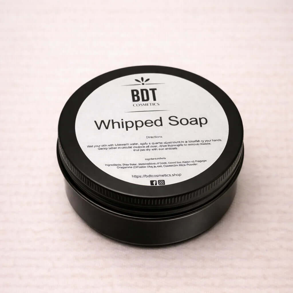 Creamy moisturizing whipped soap for dry sensitive skin